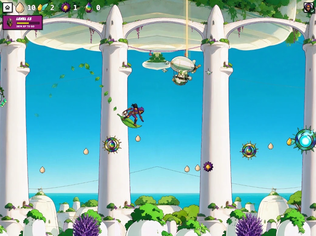 Venus-City — world two, levels 6–10